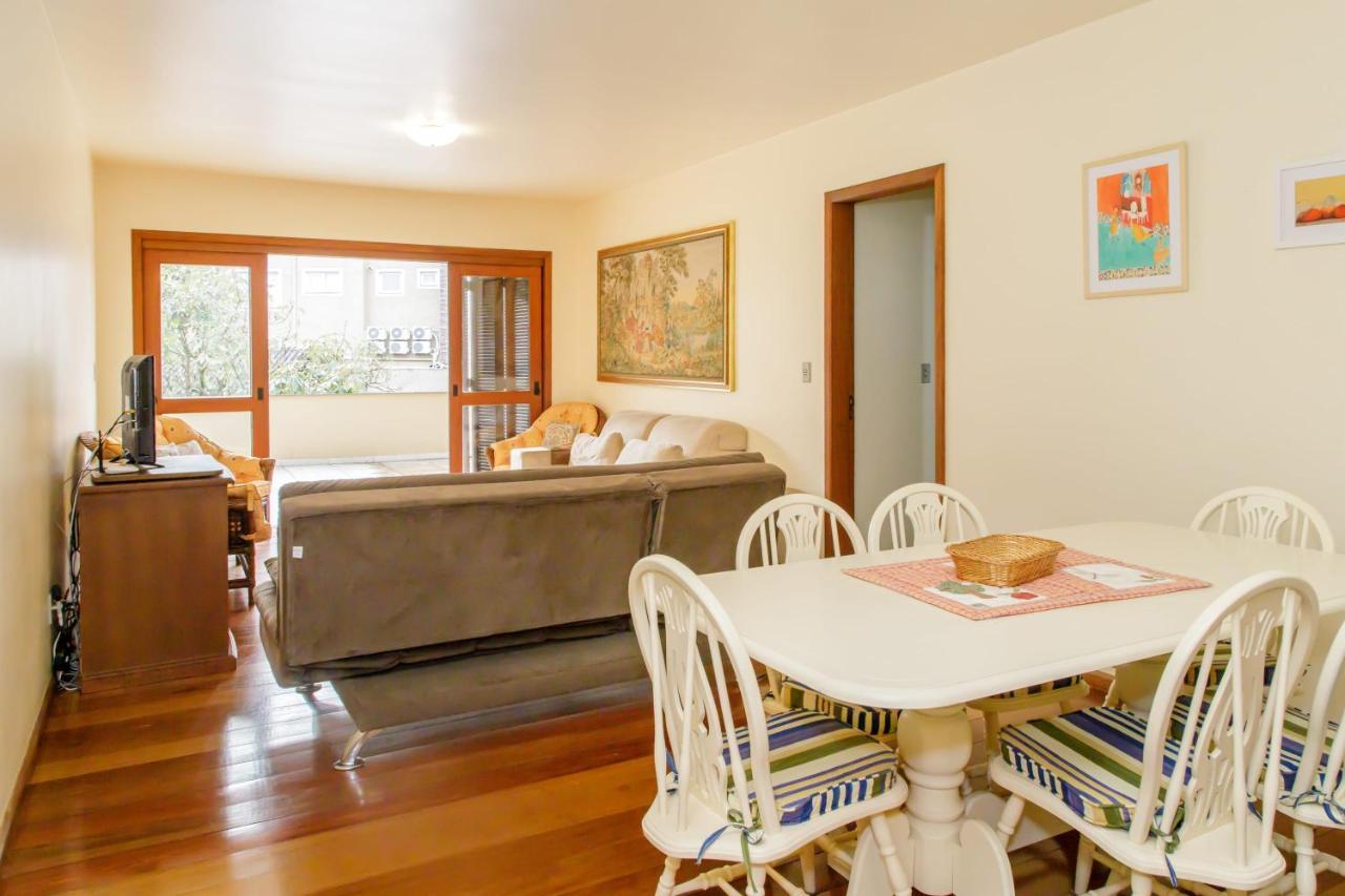 Apartamento amplo e aconchegante na Av das Hortências no centro de Gramado Extérieur photo